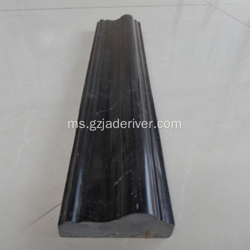 Natural Black Stone Moulding Molding Murah